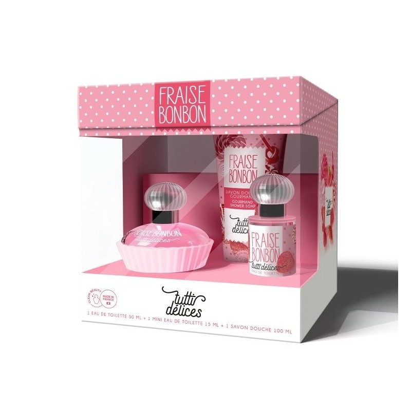 Coffret Eau de Toilette Enfant Tutti Délices  FRAISE BONBON 