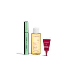 Coffret CLARINS  MASCARA SUPRA LIFT&CURL + HUILE DÉMAQUILLANTE 50 ML 