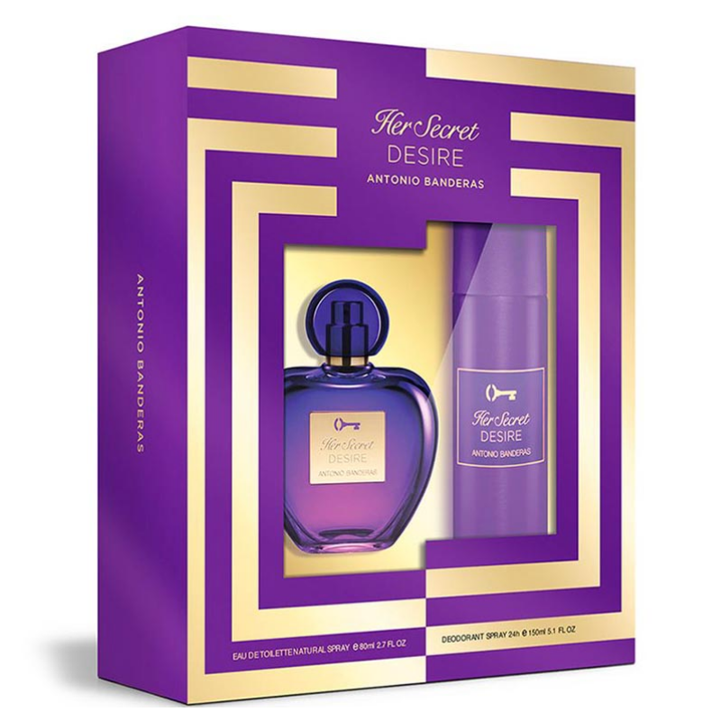 Coffret Antonio Banderas Her Secret Desire Eau de Toilette 