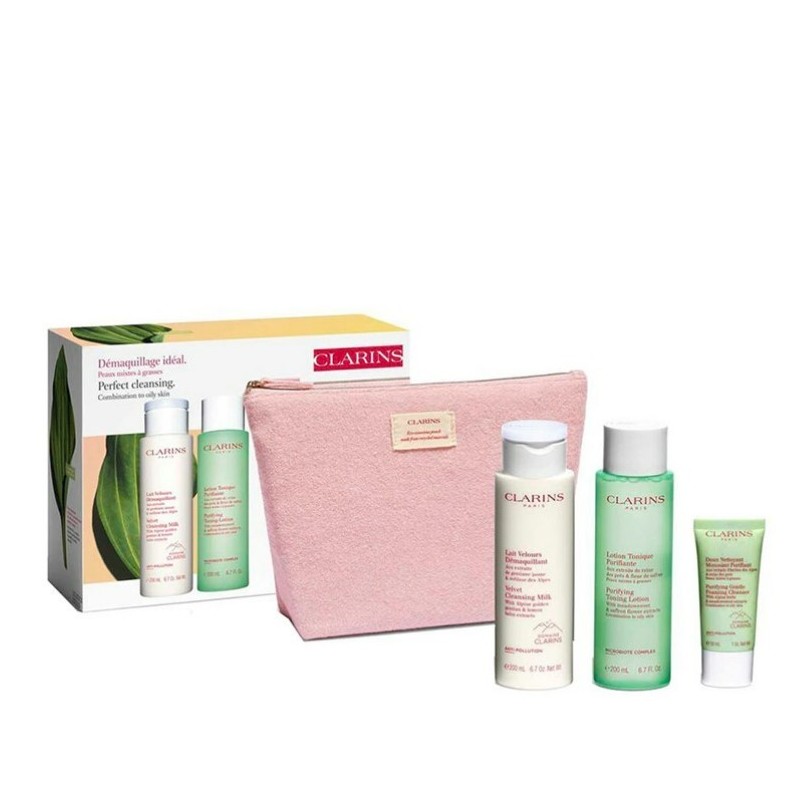 Coffret CLARINS  DÉMAQUILLANTS PARFAITS PEAUX MIXTES À GRASSES 