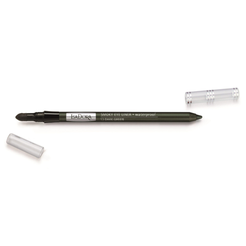 ISADORA SMOKY 13 DARK GREEN WATERPROOF EYE LINER 