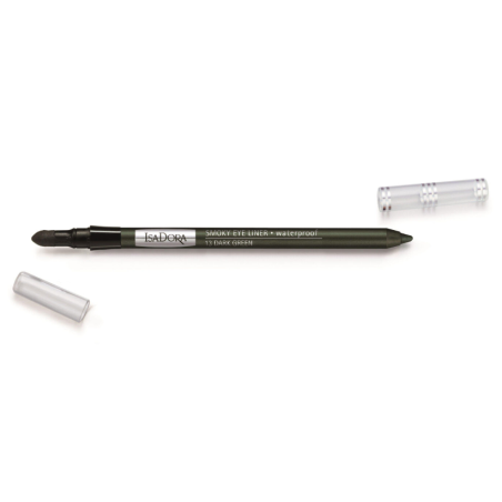 ISADORA SMOKY 13 DARK GREEN WATERPROOF EYE LINER 