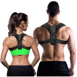 Correcteur de posture, soutien dorsal supérieur réglable pour dos 