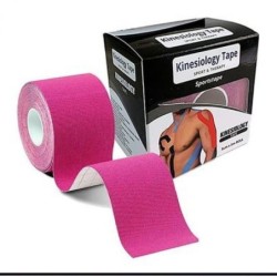 Kinesiology Tape Bande Adhésive Thérapeutique 5 Cm X 5 M rose 