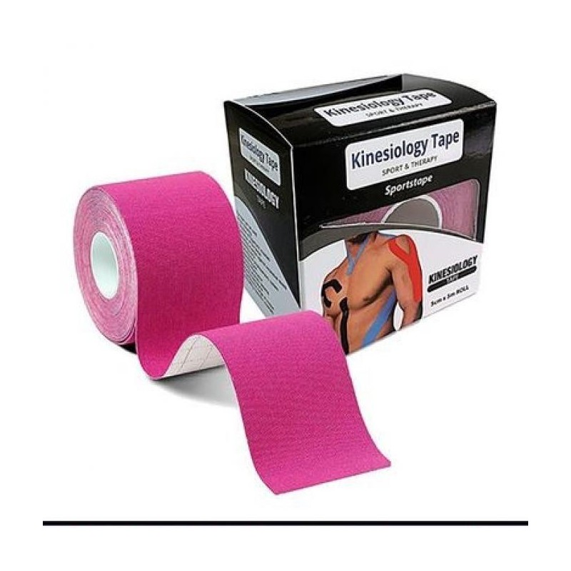 Kinesiology Tape Bande Adhésive Thérapeutique 5 Cm X 5 M rose 