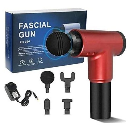 Pistolet de massage musculaire Rouge 