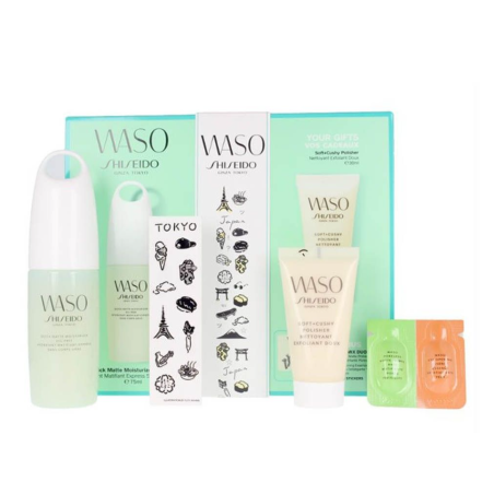 SHISEIDO Coffret Waso - Soins Hydratants Matifiants 