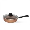 Sauteuse 22cm avec couvercle - GRANITE - POWDER 