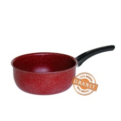 Casserole 16cm - GRANITE - RED