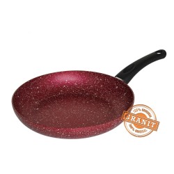 Poele 30cm - GRANITE - RED