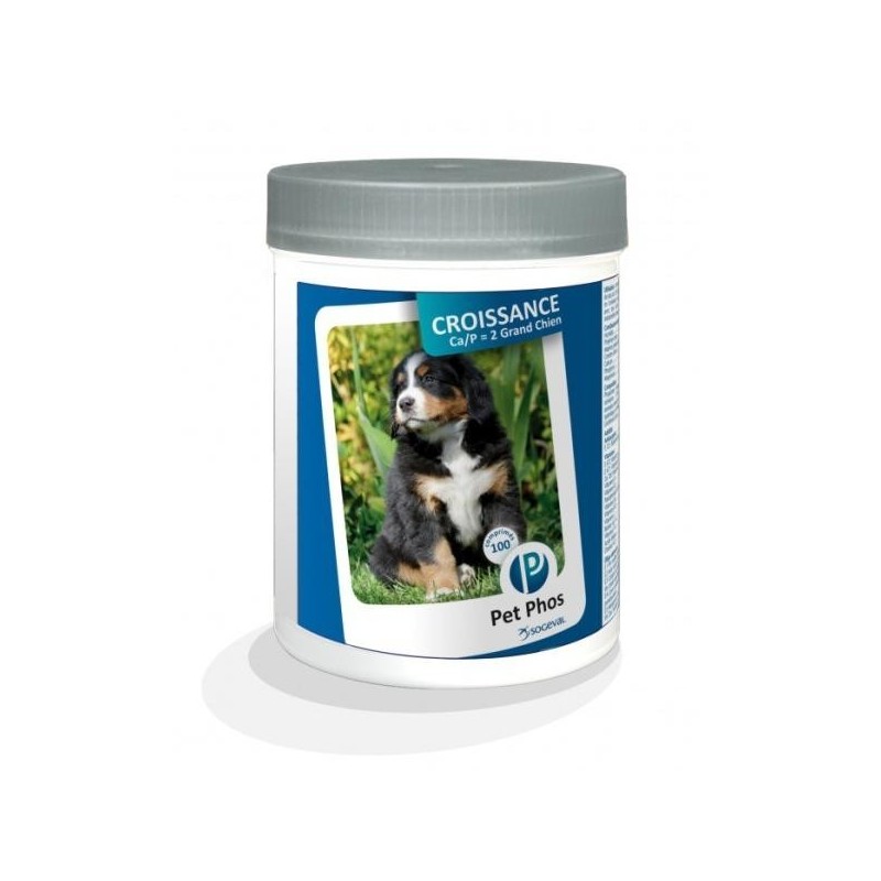 pet phos croissance gd chien 2 100 cpr 