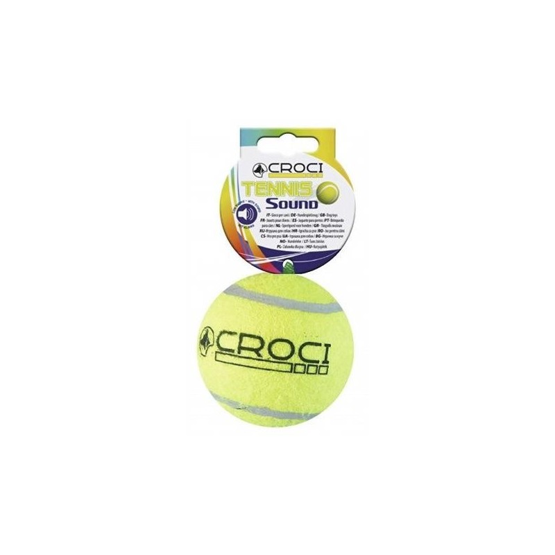 BALL TENNIS SOUND CROCI 6.5 CM 