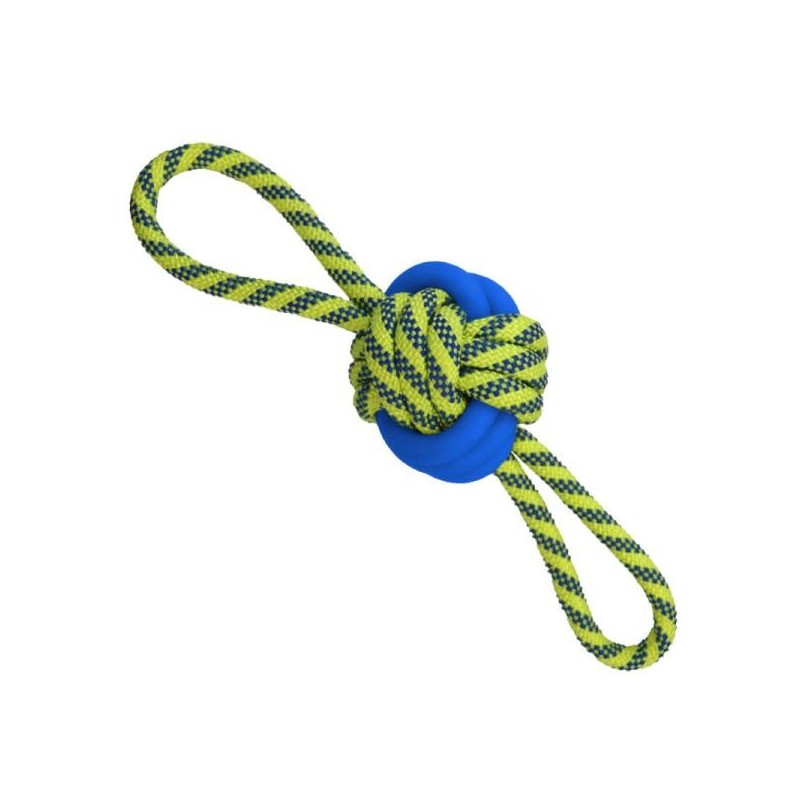 ROPE TOY IMPACT W/BALL HANDLE 30cm 