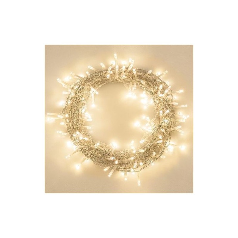 Generic Guirlande lumineuse décoratif - Kit 100 LED - Blanc chaud - 10M 