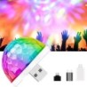 Mini boule disco led usb - Inclus tous les adaptateurs 