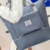 Fashion Sac à Main Pliable De Grande Capacité - Sac de voyage Bleu Gris 