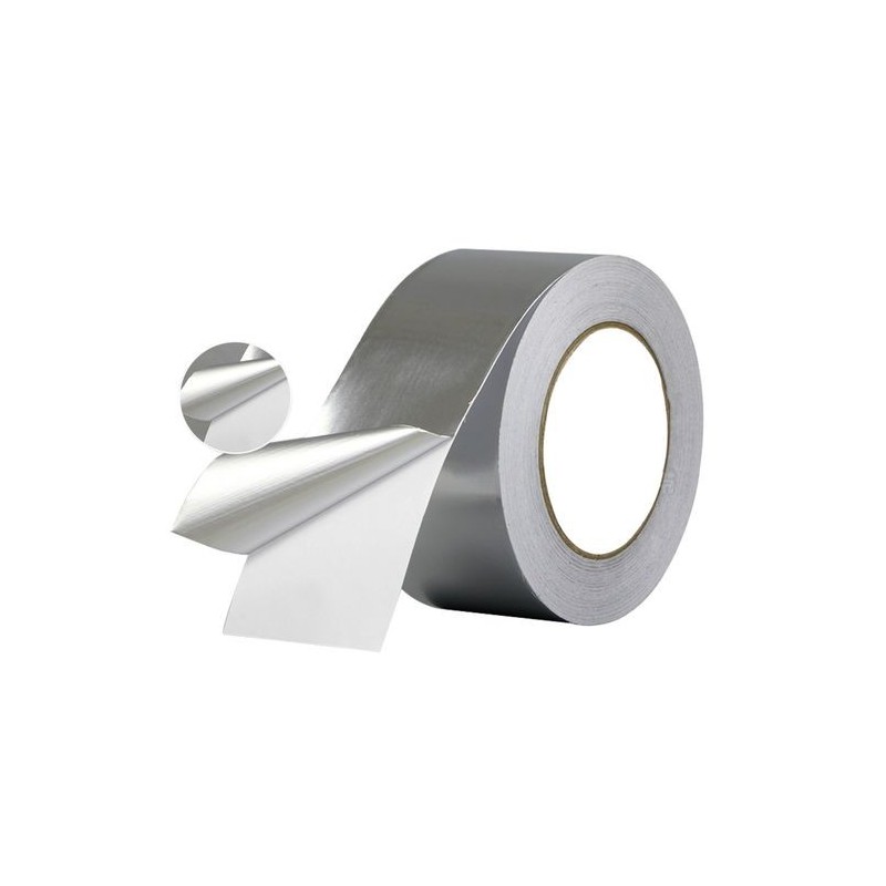 Rouleau d'aluminium adhésif - isolation - Robuste et polyvalent - 48mm*25 yards 