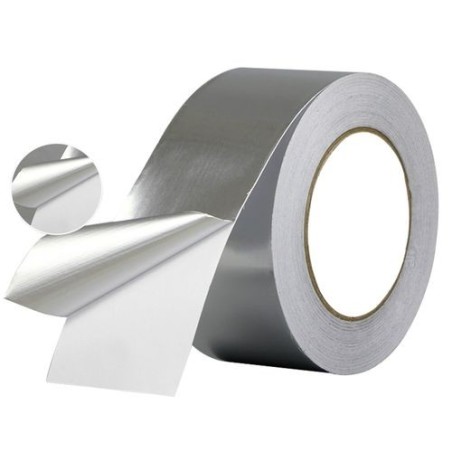 Rouleau d'aluminium adhésif - isolation - Robuste et polyvalent - 48mm*25 yards 