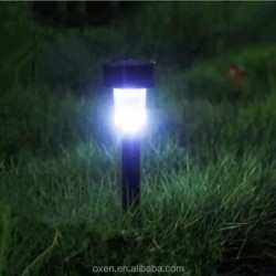 DJO Torche Solaire - Borne led - Lampe pour éclairage jardin 