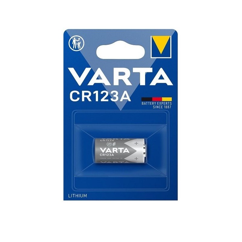 VARTA Pile Lithium - 6205 - CR123A - 3V - 1480 mAh 