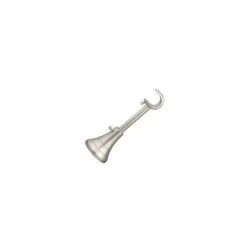 DJO Lot de 2 supports de tringle à rideaux 22mm - Argent 