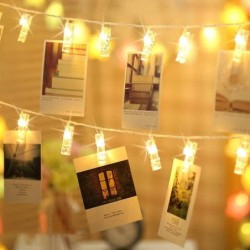 Guirlande Lumineuse Photo Clip LED - Epingle lumuneuse 