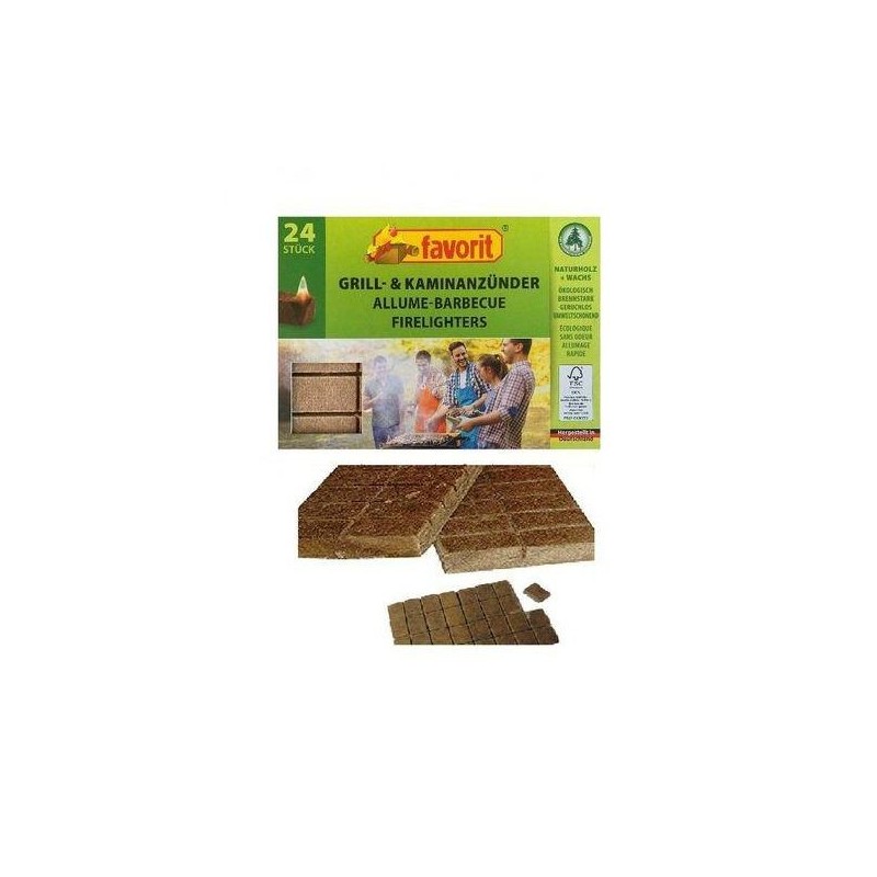 Favorit Allumeur en bois pour barbecue - 24p - Favorit - 