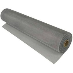 Generic Toile moustiquaire - Gris - 1.2m x 30 mètre 