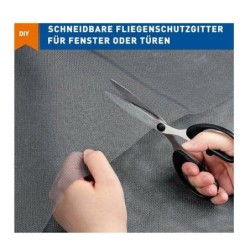 Generic Toile moustiquaire - Gris - 1.2m x 30 mètre 