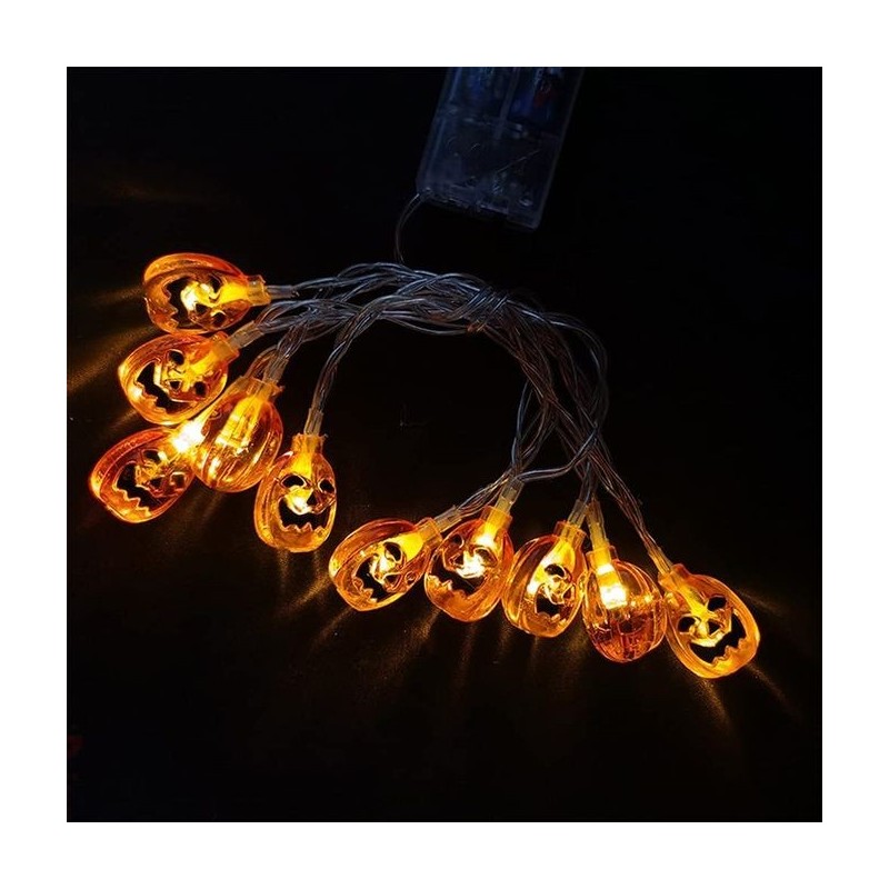 Guirlandes Lumineuse Halloween - Citrouille - 4.5v 