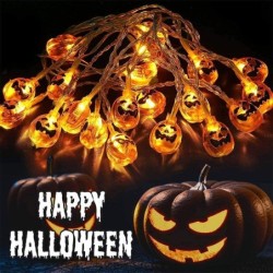 Guirlandes Lumineuse Halloween - Citrouille - 4.5v 