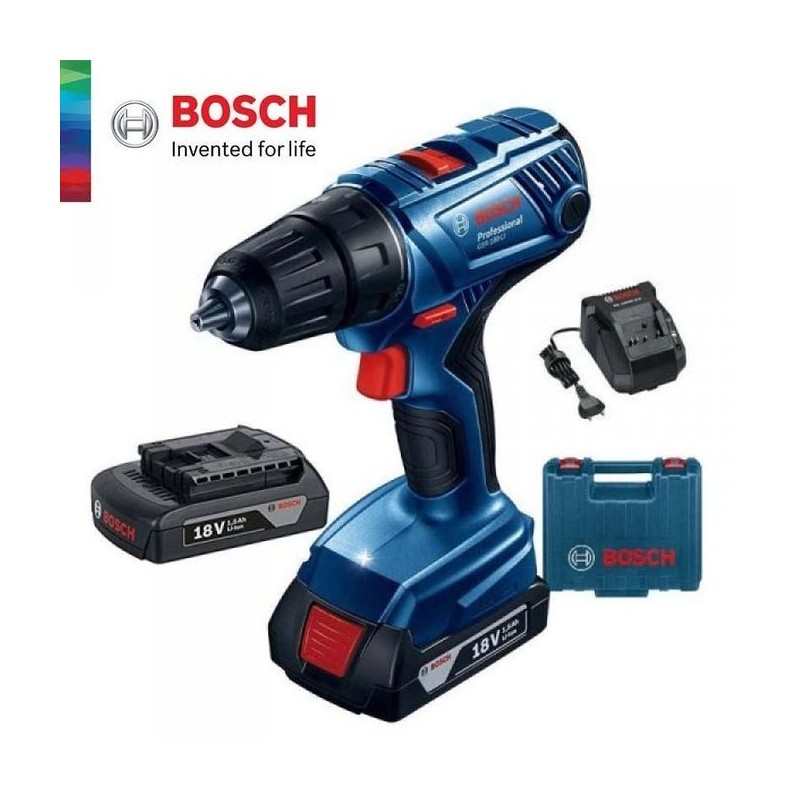 Bosch Perceuse visseuse sans fil - 18 V - GSR 180-LI - Garantie 1 An 