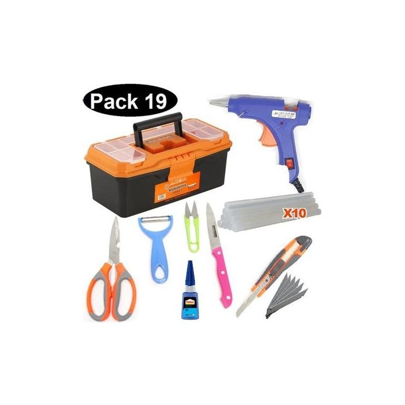 Acem Pack 19 outils bricolage 