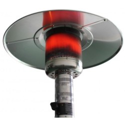 Chauffage de terrasse patio au gaz extérieur 12,5kw - Lampe chauffante Parasol de 2,20m 