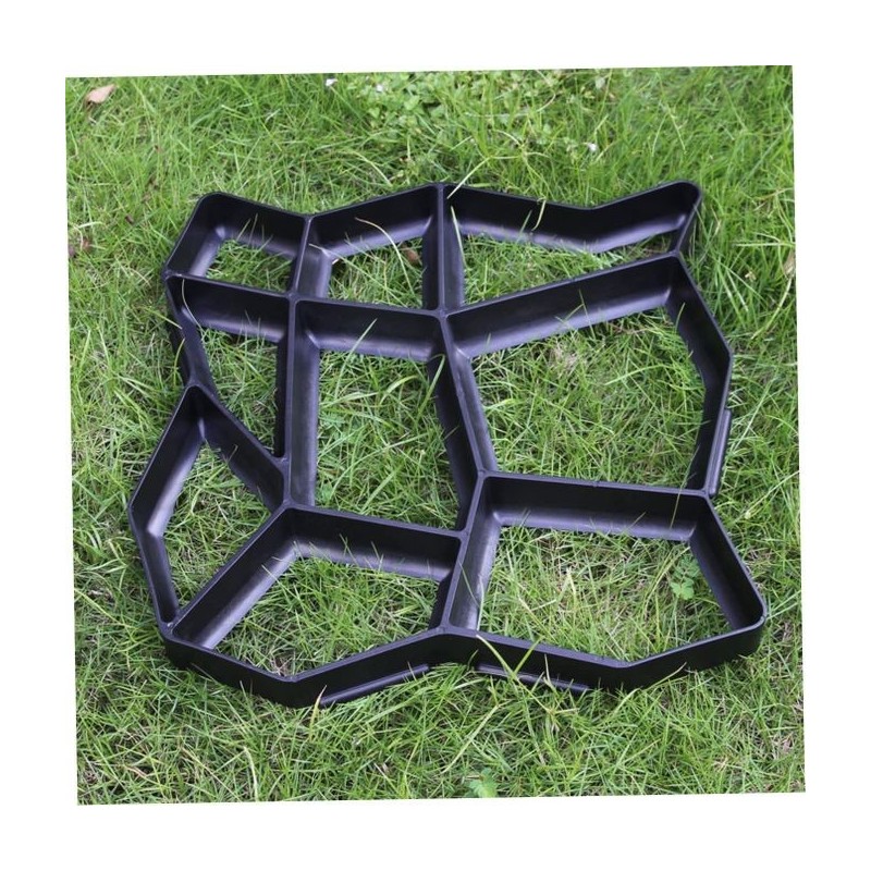 DJO Lot de 2 Moules en plastique Réutilisable Béton Ciment Pierre 43X43CM 