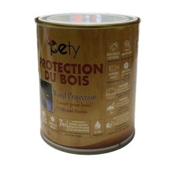 Pety Lasure pour Bois - Satine - Acajou - 750 ml 