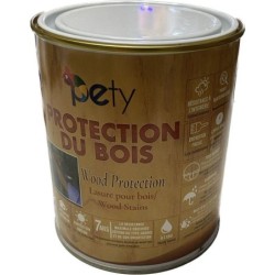 Pety Lasure pour Bois - Satine - Acajou - 750 ml 