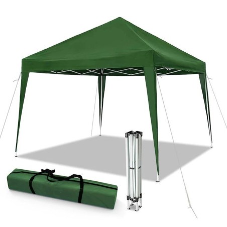 Generic Tonnelle pliante - Tente Parasol - Avec sac de transport - 3x3m - Vert 