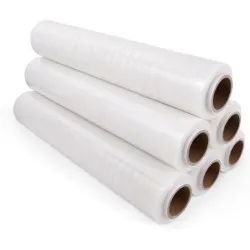 DJO Lot de 6 rouleaux de film étirable transparent pour meubles et déménagements 1kg 