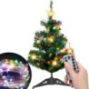 DJO Sapin de Noel Lumineux 100 led RGB - 60 cm + Commande 