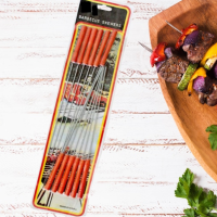 Brochettes En Acier Inoxydable lot de 12 