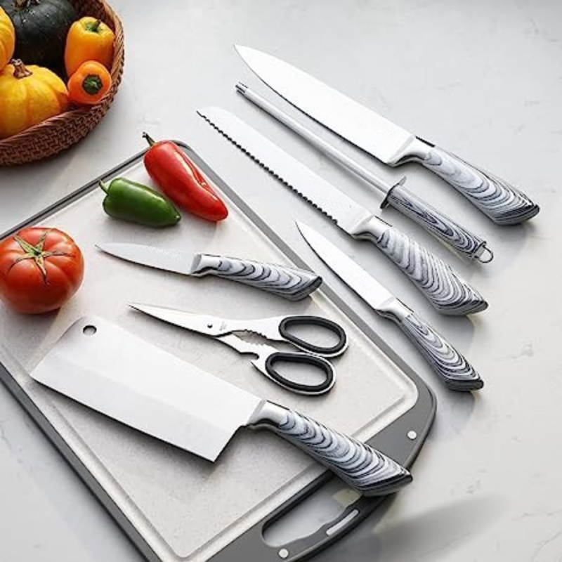 Ensemble des couteaux de cuisine