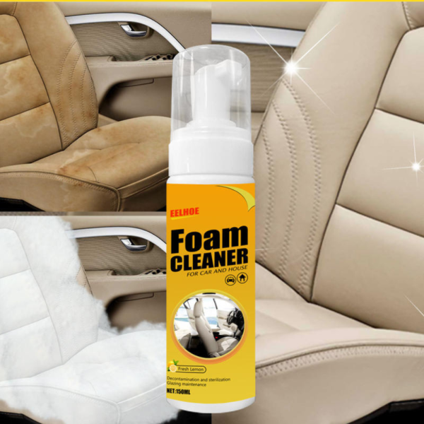 Mousse nettoyante multi usages pour voiture 