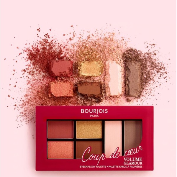 Palette BOURJOIS FARDS À PAUPIÈRES VOLUME GLAMOUR COUP DE COEUR 