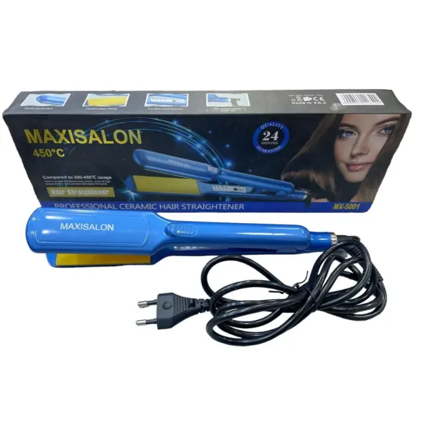 Maxisalon Plaque cheveux fer à lisser- 450° - Professionnel 