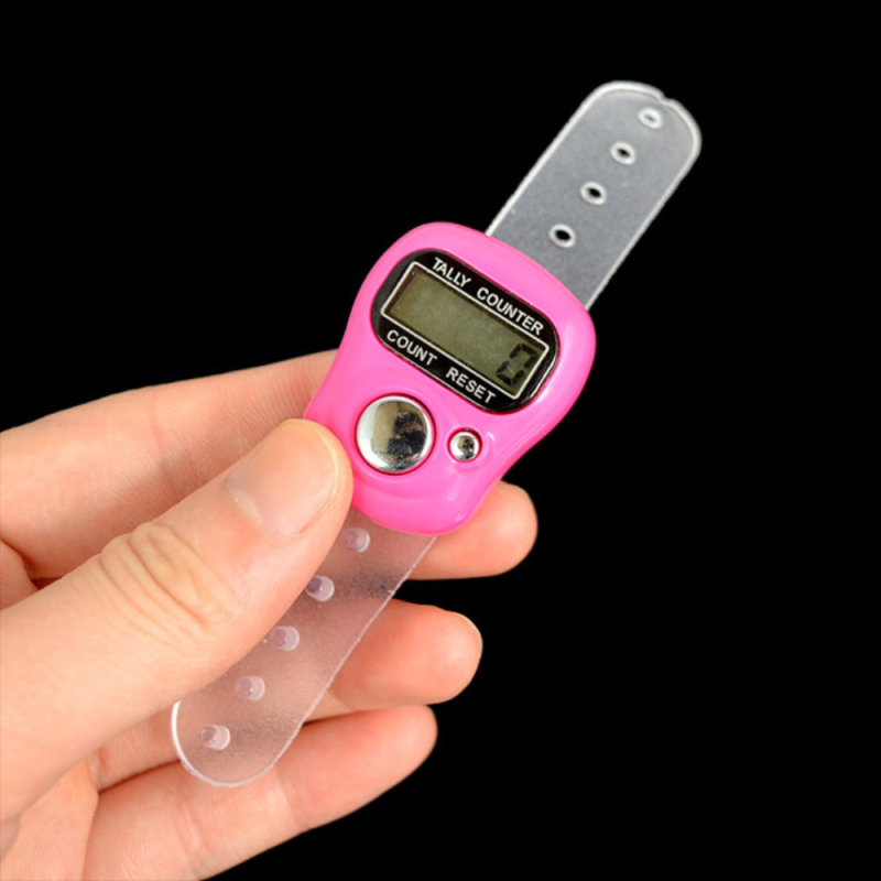 5pcs mini compteur de doigts numériques LCD Contrôle de la main