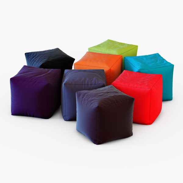 Pouf Coussin Cube 