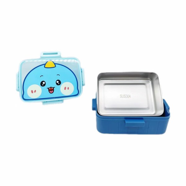 Lunch box cartoon en acier inoxydable 