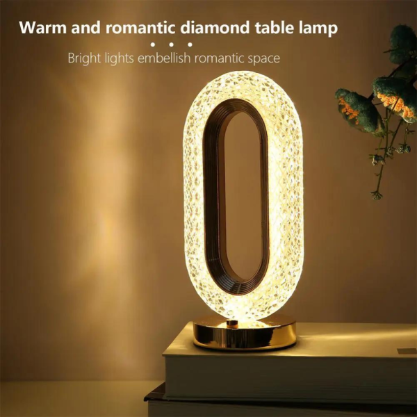 Lampe de Table ovale rechargeable 