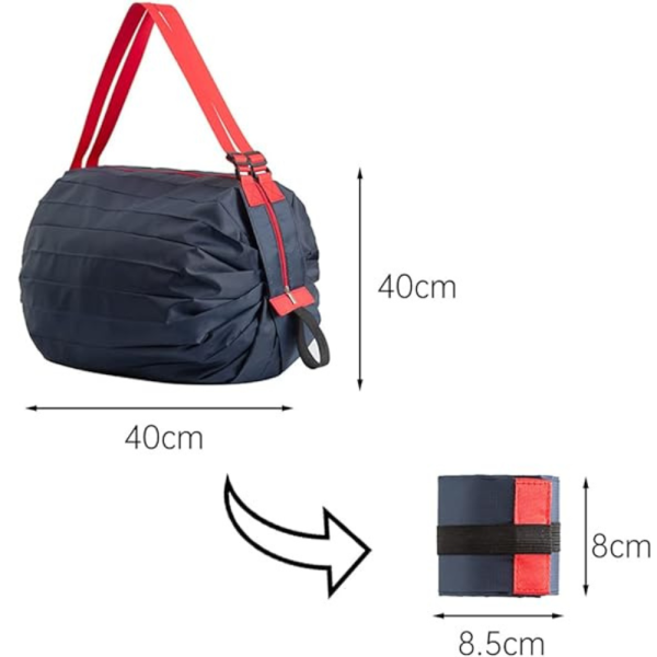 Sac de courses pliable 